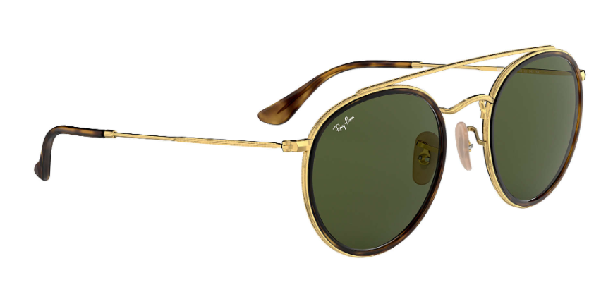 Ray Ban Round Double Bridge 3647 001