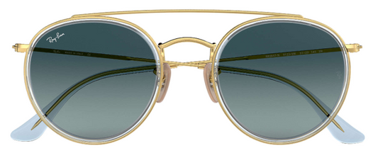 Ray Ban Round Double Bridge 3647 9123/3M