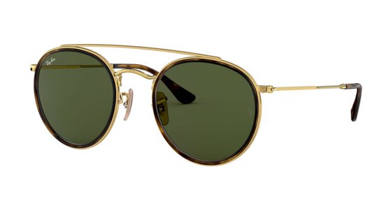 Ray Ban Round Double Bridge 3647 001