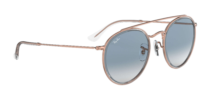 Ray Ban Round Double Bridge 3647 9068/3F